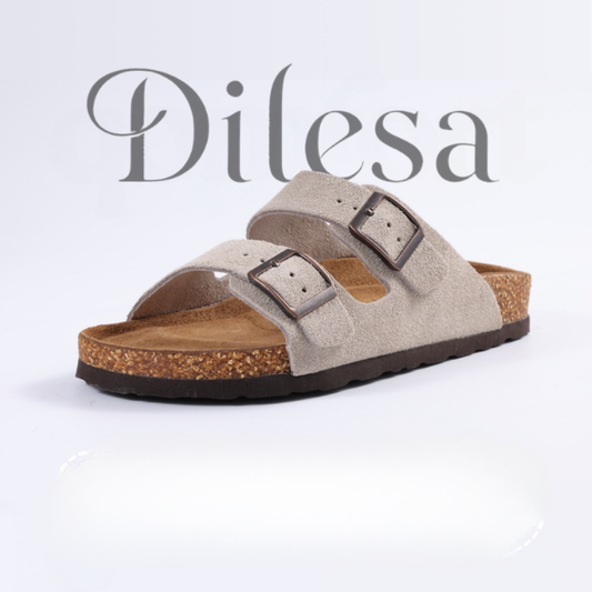 Dilesa Konfor Serisi – Açık Tasarım | Premium Süet Terlik