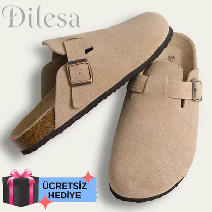 Dilesa Konfor Serisi – Premium Süet Terlik